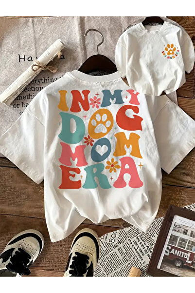 npLStore Γυναικείο μπλουζάκι με στάμπα με στάμπα με σκύλο