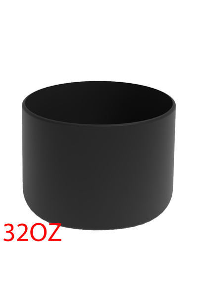 Choice black-32oz Silicone Water Bottle Boot For Owala 24oz 32oz Anti-Slip Protective Sleeve Bottom Bumper