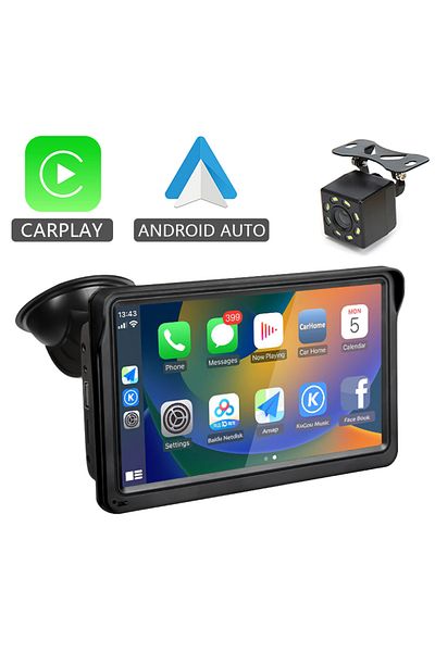 Choice radio and camera 7inch Portable CarPlay Android Auto Car Radio Multimedia Video Player Touch Screen