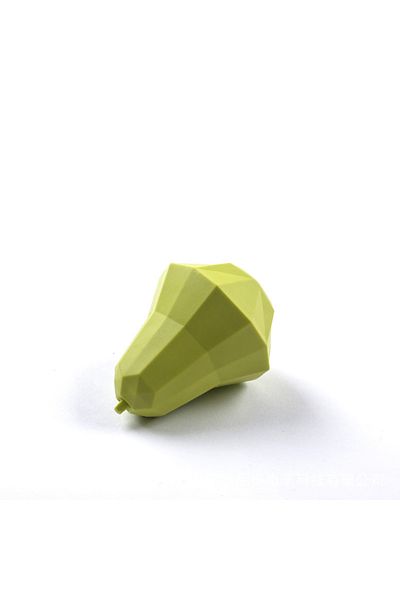 Choice pear Rubber Dog Ball Chew Dispenser Leakage Food Play Squeaking Pet Dog Bite Toy Puppy Funny Tooth C