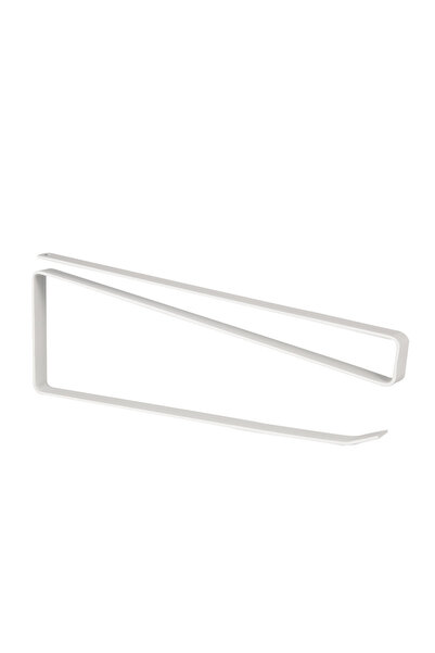 Choice WHITE Hanging Kitchen Paper Towel Rack, Roll Paper, Plastic Wrap, Rag ...