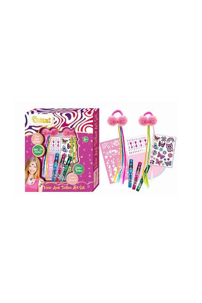 Tokidas by Glitz Fabulous Hair & Tattoo Art Set-Party Accessories