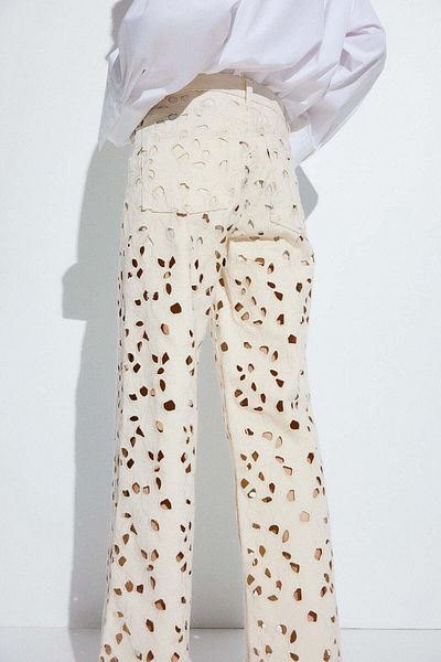 H&M Broderie anglaise jeans