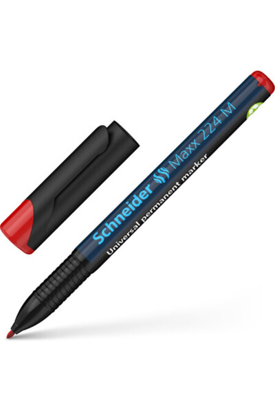 SCHNEIDER Asetat Kalemi Permanent M Seri 1.0mm Kırmızı | Maxx 224 M