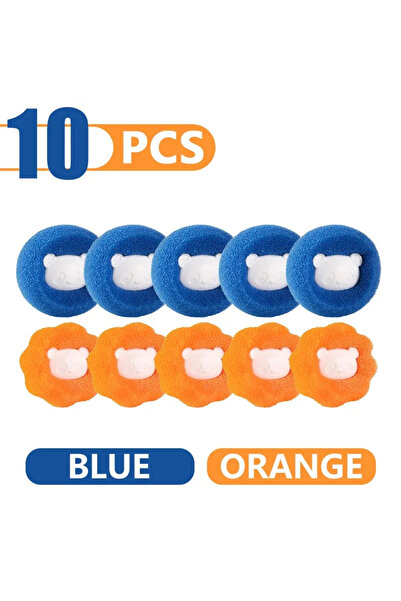 Choice7 10 قطع من كرات الغسيل لجمع شعر الحيوانات الأليفة من أجل الغسالة، أداة...