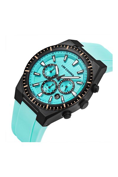 Lee Cooper LC08088.699 Men Multi Function Display Watch & Silicone Strap Blue