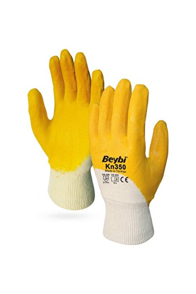Beybi Kn350 Sarı Nitril Iş Eldiveni No: 9 12 Çift