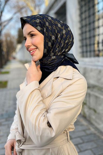 Aker   Eșarfă Tivil din poliester Twill 8502795 -921