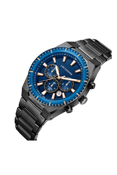 Lee Cooper Men Multi Function Dark Blue Dial Watch - LC08100.090