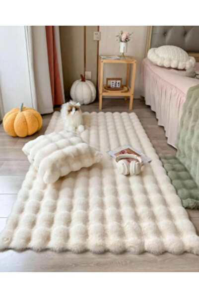 SERİA HALI Merinos Bubble Collection Kürk Postu Halı & Yolluk Yeni Sezon