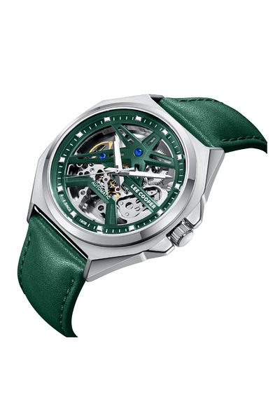 Lee Cooper Men Automatic Dark Green Dial Watch - LC08103.377