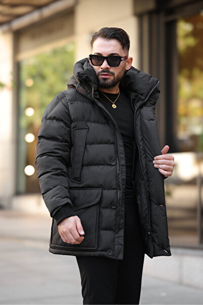 İga Collection Дълго мъжко пухено яке