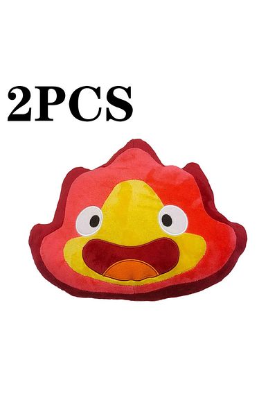 Choice 25cm 2pcs 25cm fire Plush Toy Moving Cute Plush Doll Sofa Pillow Soft Stuffed Toy Doll Christmas Bir