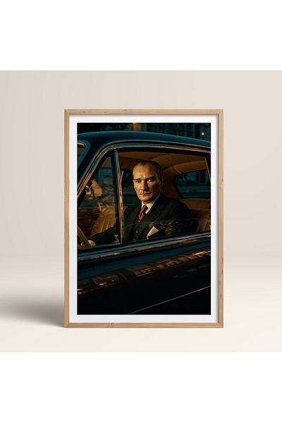 HOMEPACK Единична картина в дървена рамка, единичен плакат, картина TK/10817