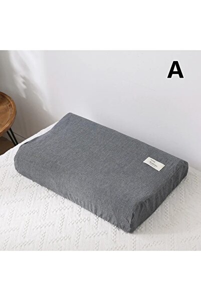 Choice 30x50cm gray 30x50cm Cotton Latex Pillowcase For Home Bedroom Sleeping Washable Memory Pillow Cover