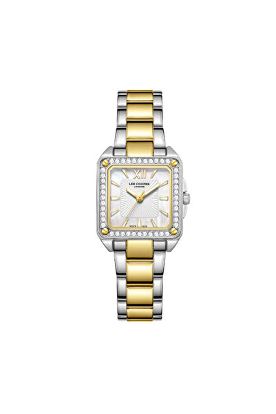 Lee Cooper ساعة نسائية أنالوج بمينا من عرق اللؤلؤ - LC08127.220