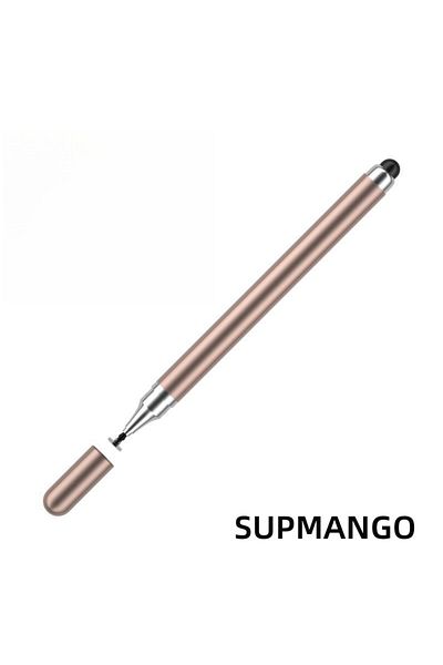 Choice Rose Gold BT30 Two-In-One Capacitive Pen Suitable For All Mobile Phones And Tablets Multi-Function T