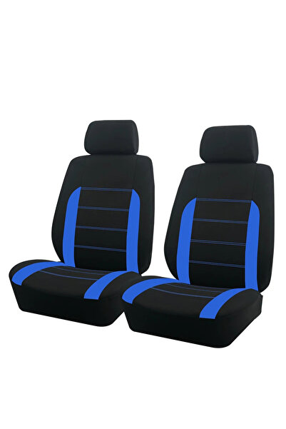 Choice Type B Blue 2 Front AUTO PLUS Universal Polyester Fabric Car Seat Cove...