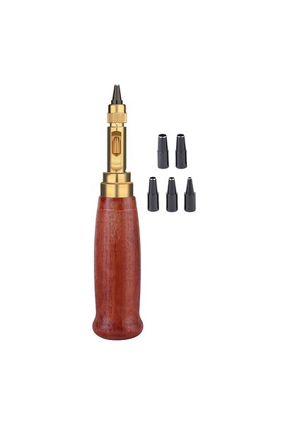 Choice 3 MIUSIE Hole Punch Screw Removable Book Drill Auto With 6 Size Tip 1.5-4mm Automatic Belts Screw P.