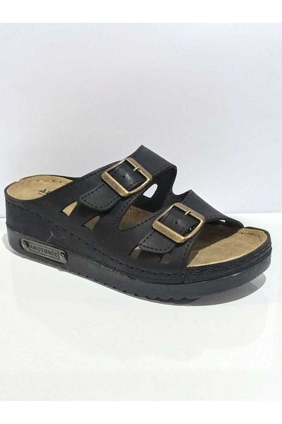 ARYAN 07-043 Ανατομικές Γυναικείες Παντόφλες Wedge Heel