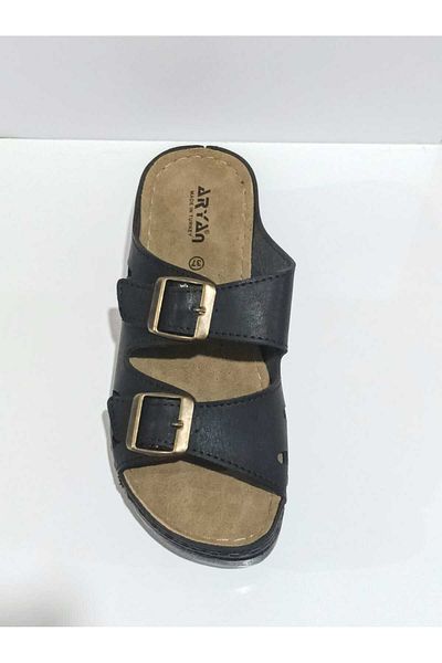 ARYAN 07-043 Ανατομικές Γυναικείες Παντόφλες Wedge Heel