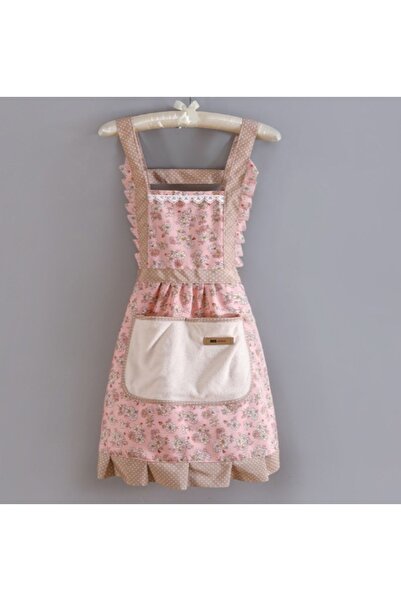 Choice Pink 1pc/2pcs/3pcs Lovely Canvas Apron Female Household Kitchen Cooking Antifouling Breathable Wear