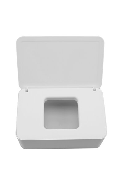 Choice علبة مناديل بلاستيكية بيضاء جديدة، غطاء حامل مناديل مبللة، مناديل ورقي...