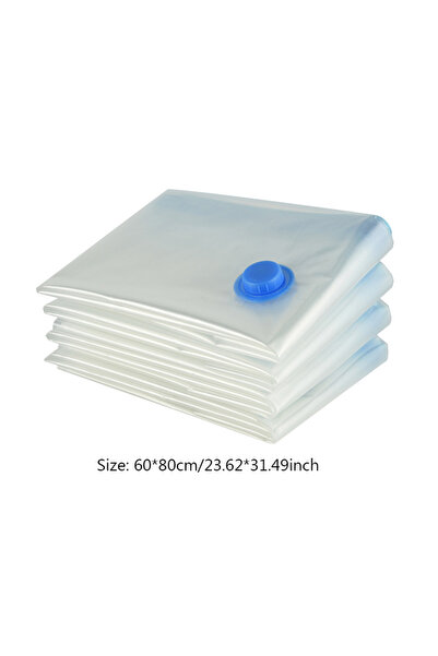 MOJOYCE 6 قطع 60X80 سم أكياس مضغوطة مفرغة من الهواء وحقيبة سفر بمضخة كهربائية...