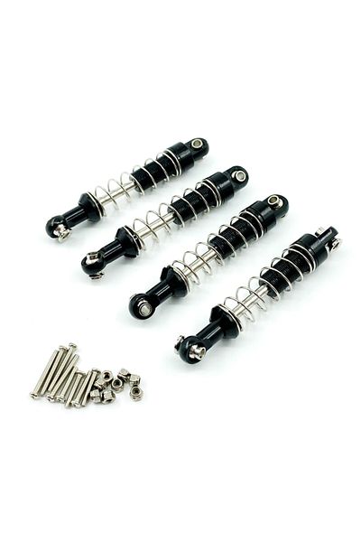 Choice black WPL C14 C24 MN D90 D91 D96 D99 D99S MN90 MN98 MN99S 4pcs Metal Shock Absorber Damper RC Car Up