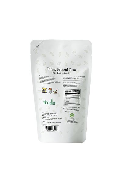 Fibrelle Rice Protein Powder 100gr // High Protein Rate // 80% Protein