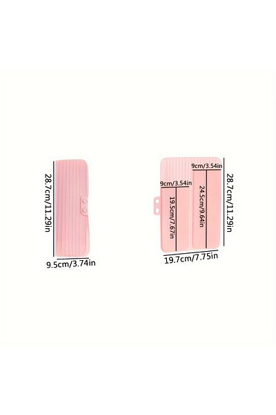 Choice Pink Portable Silicone Curling Iron Storage Bag - Heat Insulation, Anti-Scalding Pad - Travel Friend