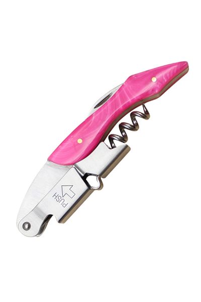 FLYMUYU Szie5 Color Resin Handle Corkscrew Professional Wine Opener Portable Screw Corkscrew Multifunction B