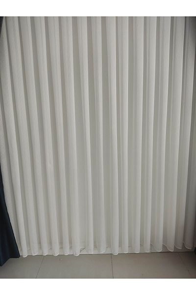 ARONA 1X3 Grammed Bamboo Tulle Striped Sik Pile