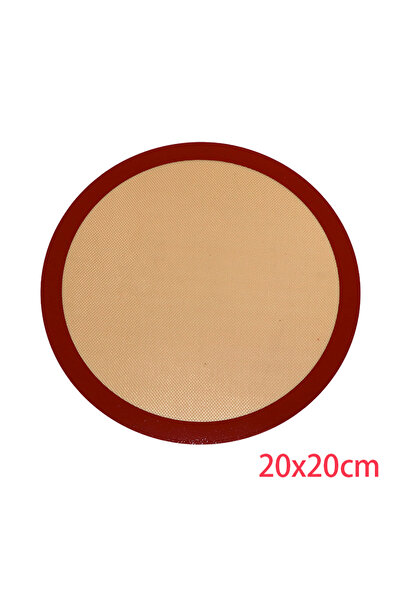 Choice حصائر الخبز المستديرة المصنوعة من السيليكون LMETJMA مقاس 20 × 20 سم سه...