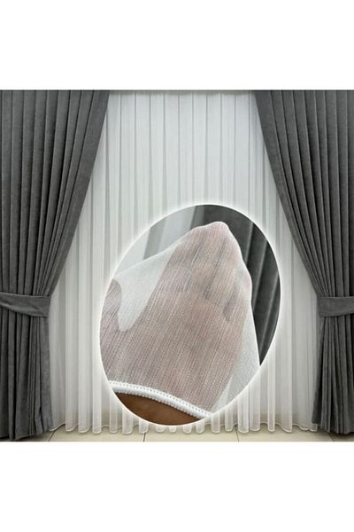 ARONA 1*3 Pleated Glitter Bamboo - Heavy Gramage, No Tulle Top Suitable for All Rooms