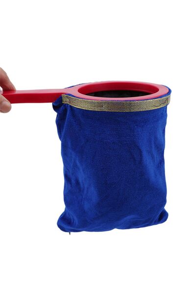 Choice حقيبة زرقاء 1 قطعة من القماش المخملي الملتوي حقيبة تغيير الزهور تجعل ا...