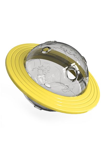 Choice Yellow Dog Interactive Food Leaking Dispensing Treat Ball For Small Large Dogs Improve Iq Training T
