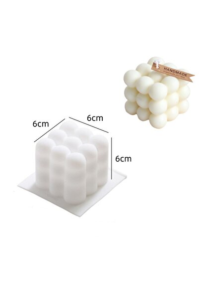 choice2 قالب سيليكون 03 قطعتين لصنع شموع فقاعية ثلاثية الأبعاد، قالب شموع كرو...