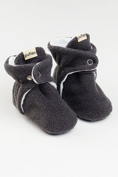 pufien Organic Cotton Lined Baby Shoes - First Step Shoes with Anti-Slip Soles