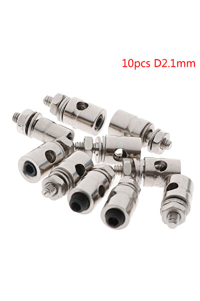 Choice 10pcs D2.1mm 10Pcs RC Airplane Boat Pushrod Linkage Stopper Servo Connectors