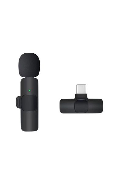 Choice Single Type-C K1 3in1 Wireless Microphone for iPhone Android Cameras Wireless Microphone for Intervi