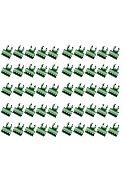 Choice5 مشبك متقاطع 11 مم، 50 قطعة، 10 قطع من المشابك البلاستيكية العالمية لد...