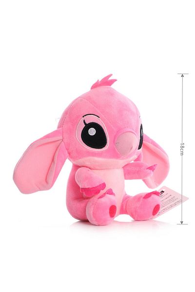 Choice Angel DISNEY Lilo & Stitch Plush Toys Pink Lilo Blue Stitch Stuffed Plush Dolls Pendant Toys Models