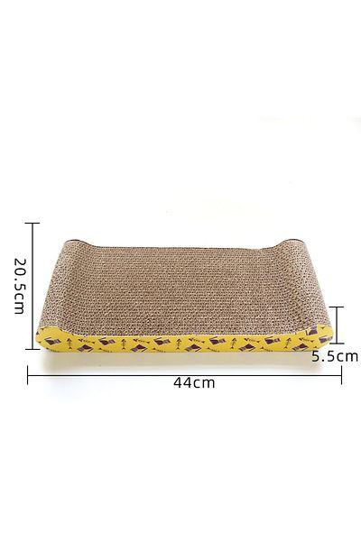 Choice CW013-bone Cat Toys Pet Cat Scratching Board Corrugated Cardboard Pad Grinding Nails Interactive Pro