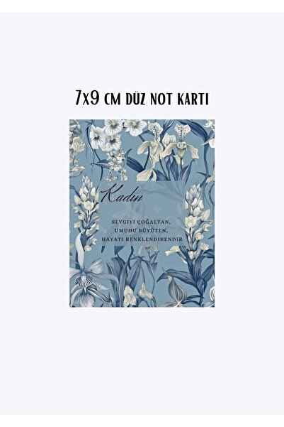 8 MART DÜNYA KADINLAR GÜNÜ NOT KARTI (20 ADET)