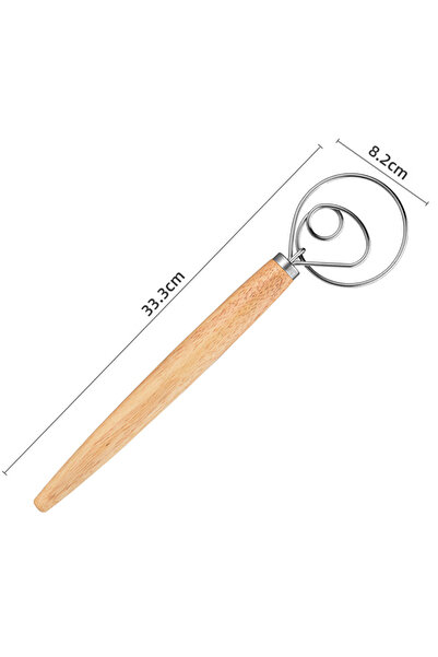 Choice خفاقة العجين الدنماركية ذات الدائرة الواحدة الكبيرة باليد، خلاط الخبز،...