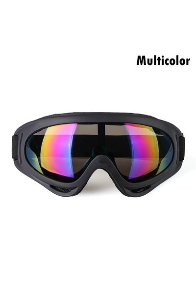 Choice multicolor DIZETION 1Pc Winter Windproof Skiing Glasses Goggles Outdoor Sports Eyewear Glasses Ski D