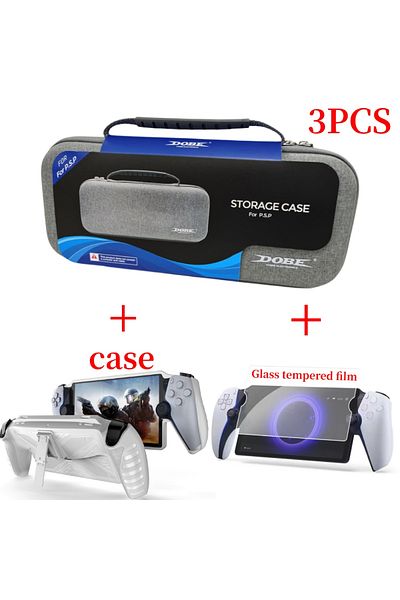 VKTECH Bag-Glass-W Case for Sony PS5 PlayStation Portal case Carrying Bag Player Shockproof Protective Trav