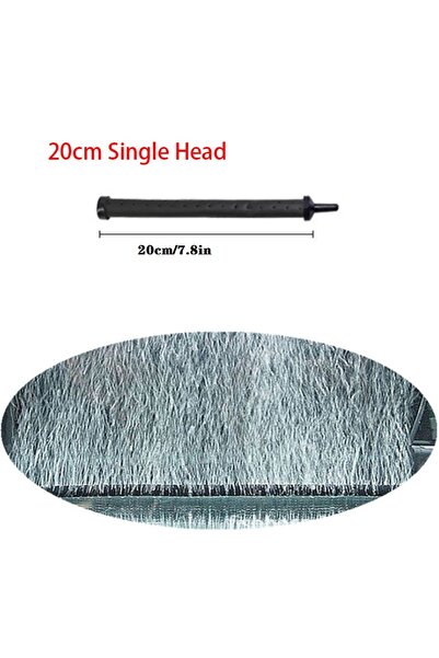 Choice7 20cm Aquarium Air Stone Bubble Bar Wall Curtain Tube Hose, Fish Tank ...