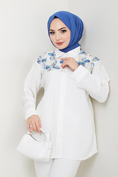 PALME D'OR Жіноча сорочка з паєтками та поясом на талії